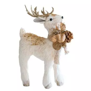 Рождественские настольные украшения платинового цвета имитация украшения композиция рождественская елка Squ N8L5 C-1pcs