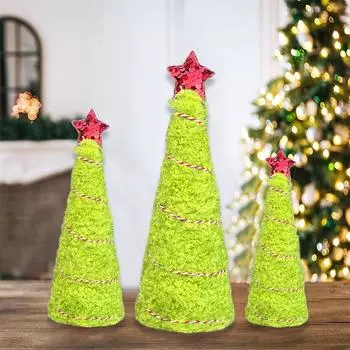 Рождественские настольные украшения своими руками Мини-украшение для рабочего стола Домашняя вечеринка Ручной реквизит для фотосъемки