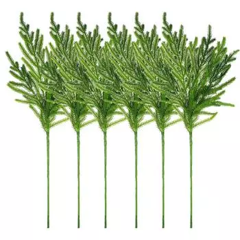 Рождественские Норфолкские ветки, искусственные венки из стеблей Норфолка, домашний декор One Size