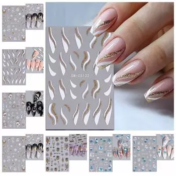 Рождественские Новогодние Подвески Для Ногтей Рождественские Наклейки Для Ногтей Рождественские Украшения Для Ногтей Рождественская Вечеринка SW-CS121