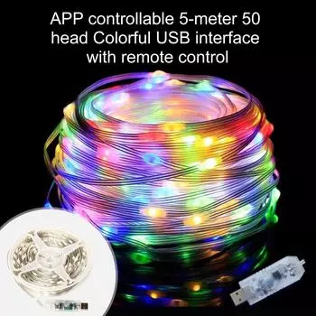 Рождественские огни, елочные огни с функцией отображения формы, умные праздничные гирлянды для рождественского декора, управление через приложение S