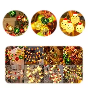 Рождественские огни Гирлянда Звезда Коробка USB Гирлянда LED Рождественское Окно Год Декоративный Новый 2025 Pa S7S4 B-1pcs