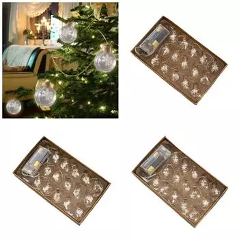 Рождественские огни, гирлянды, веселые светодиодные светильники, теплые украшения для рождественской елки для праздничного торжества C