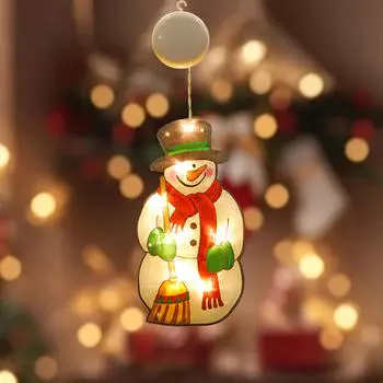 Рождественские огни Украшения Праздничное освещение Аксессуары для вечеринок Спальня Освещенные украшения Торжества Snowman