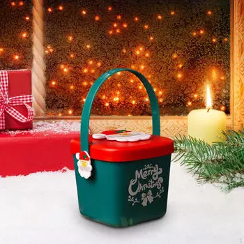 Рождественские пакеты для подарков, праздничные подарочные пакеты, многофункциональные коробки Cuboid