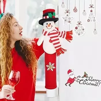 Рождественские перчатки для холодильника, чехол для ручки холодильника, Санта-Клаус, микроволновая печь, посудомоечная машина, дверца, украшение для дома, подарок Navidad