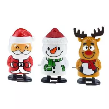 Рождественские подарки, цепочка, прыгающие игрушки, пружина, Санта-Клаус, уникальный, приносит веселье, рождественские детские игрушки