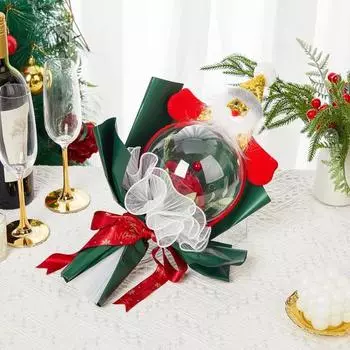 Рождественские подарки из роз для женщин Букет из искусственных роз на День благодарения, романтический подарок для мамы, жены, девочки-подростка, символ любви A