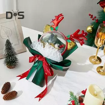 Рождественские подарки из роз для женщин Букет из искусственных роз на День благодарения, годовщина, романтический подарок для мамы, жены, девочки-подростка, символ любви, лучший праздник и C