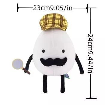 Рождественские подарки на день рождения Детективное яйцо Плюшевая игра Мягкие плюшевые игрушки Мультяшная кукла Подушка для фанатов