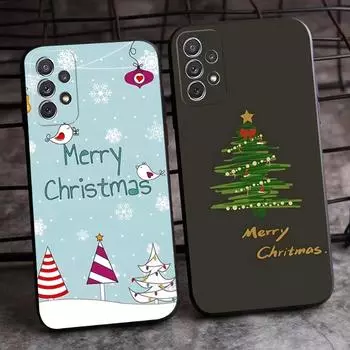 Рождественские подарки, носки с изображением елки и лося, чехол для телефона для Samsung Note Galaxy 8 9 20 10 Pro Plus Ultra M20 M31 M40 M10 J7 J6 Prime Cover Samsung J6Plus