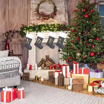 Рождественские подарки Рождественские подвески Рождественские чулки Письмо Конфетные мешки 26 букв