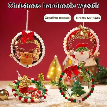 Рождественские подарки Рождественские украшения Рождественский кулон Рождественский венок Материал