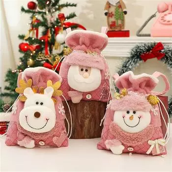 Рождественские подарочные пакеты Подарочные пакеты Детсадовские конфетные пакеты One Size