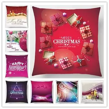 Рождественские подушки, Подарки оптом, Специальные наволочки из-за границы, Подушки на заказ 40x40cm