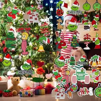 Рождественские подвески E-lf, веселый рождественский декор, подвесная веревка, ремесленный дизайн, декор для и поделки, рождественский праздник, свадьба, вечеринка, поставка One Size