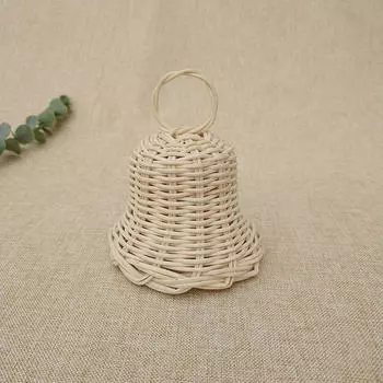 Рождественские подвески-колокольчики ручной работы, плетеные колокольчики ручной работы для торговых центров withot Bell