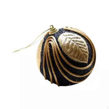 Рождественские подвески-шарики из пенопластовых шариков, небьющиеся блестящие украшения для рождественской елки Style D