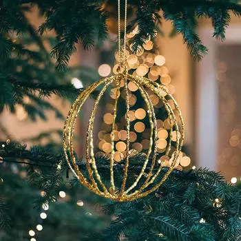 Рождественские подвесные украшения с шнурком, декоративный внутренний орнамент, подвеска для спальни