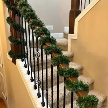 Рождественские полоски Искусственные рождественские зеленые тростниковые украшения One Size зелёный