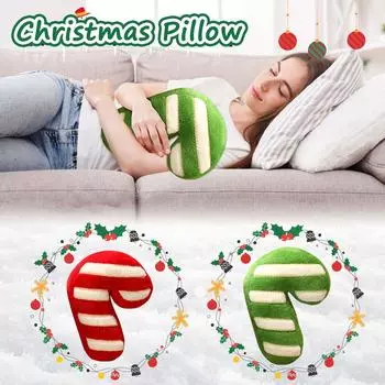 Рождественские праздничные украшения Подушка Рождественская елка Кукла Гостиная Диван Подушка Кровать Подушка Красная подушка One Size красный