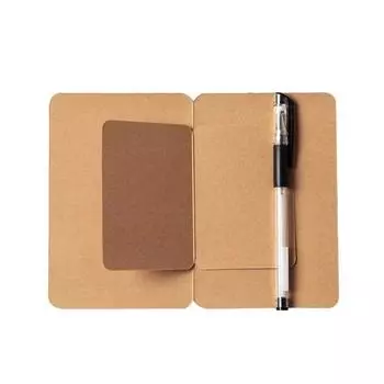 Рождественские ретро однотонные открытки из крафт-бумаги, пустая поздравительная открытка, канцелярские принадлежности, обложка 10X14 см, винтажная открытка, бумажный блокнот белый