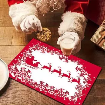 Рождественские салфетки для подносов, льняные, красные, зеленые, в клетку, в фермерском стиле, в стиле «фермерский дом», зимние, рождественские салфетки для подносов, декор для домашнего кухонного стола