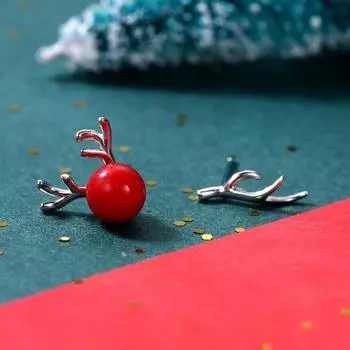 Рождественские серьги Новогодняя рождественская коллекция Серьги для женщин Компактный темперамент Подходят для зимы Серьги