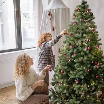 Рождественские шары, 15 шт. подвесных шаров, рождественские шары, набор декоративных подвесных шаров One Size