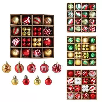 Рождественские шары, елочные украшения, шар для домашнего декора, рождественские подвесные елочные подвески, Навидад Ноэль, новогодний подарок 2025 года, декор as picture