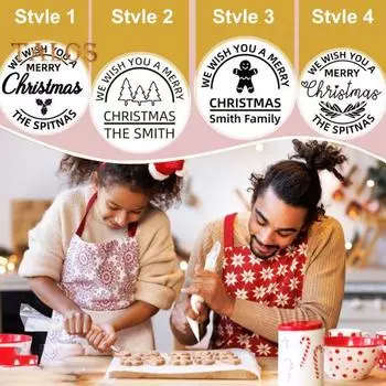 Рождественские штампы для печенья 3D персонализированные помадка глазурь украшение патока кекс резаки выпечка подарок для начинающих семья A
