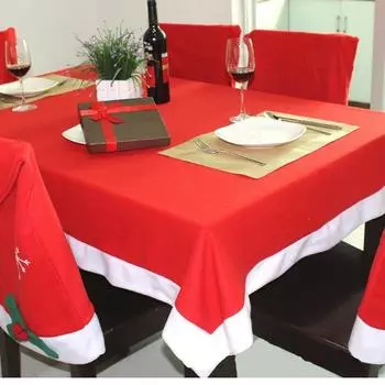Рождественские скатерти Рождественские снежинки Комплекты стульев Рождественские украшения оптом Chair cover 65*50cm