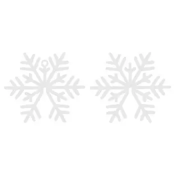 Рождественские снежинки, 3D-печатные елочные украшения, декоративные подвески, снежинки, украшения для дома