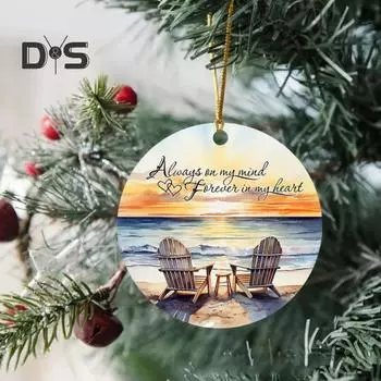 Рождественские свадебные украшения Наши первые рождественские свадебные украшения Элегантные деревянные рождественские украшения для пар Уникальная идея рождественского подарка B