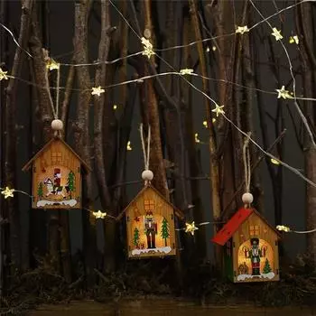 Рождественские светодиодные фонарики Подвески Украшения Рождественский стол Рождественский свет Рождественская вечеринка Домашнее украшение B