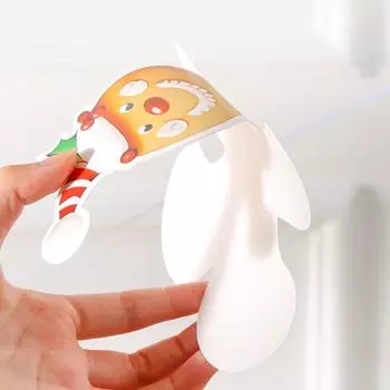 Рождественские украшения 2025 года, мультяшный флаг, цветной флаг, рождественский фестиваль, сцена, макет, год, рождественский бумажный флаг