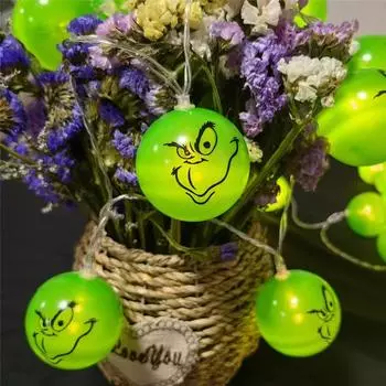 Рождественские украшения 2025 светодиодные гирлянды для помещений и улицы, шары, праздничные светодиоды на батарейках с питанием от USB 712 1.5M 10leds USB