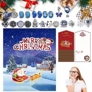 Рождественские украшения Адвент-календарь для девочек Календарь обратного отсчета для Рождества Портативный 24 Адвент-календарь Коробки для детей Дети CHINA