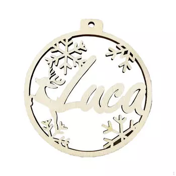 Рождественские украшения Деревянные вырезки для поделок и творчества Style A
