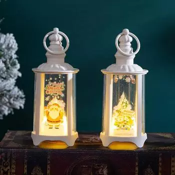 Рождественские украшения Детский ручной фонарь Подвеска на рождественскую елку Настольные украшения Реквизиты Ветряные огни Old man