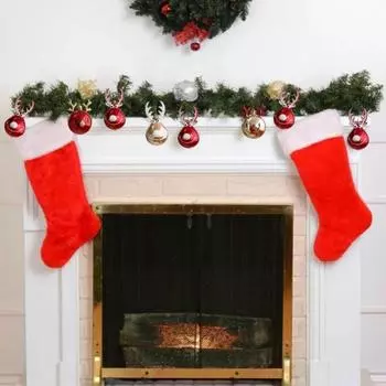 Рождественские украшения для дома, новогодняя вечеринка Navidad 2025, 2 шт., рождественские шары в виде лося, украшения для рождественской елки, подвеска-безделушка 1.5cm