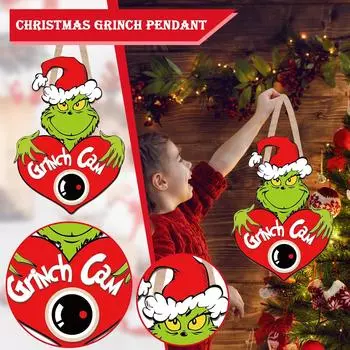 Рождественские украшения для дома в помещении - деревянная рождественская дверная табличка, подвесной знак, гном, подвесные рождественские украшения для Рождества One Size