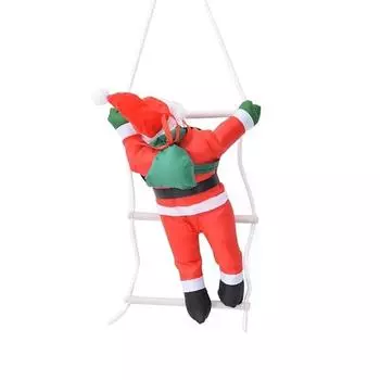 Рождественские украшения для дома, восхождение по лестнице, игрушка Санта-Клаус, кукла, украшение для рождественской елки, подвесное украшение