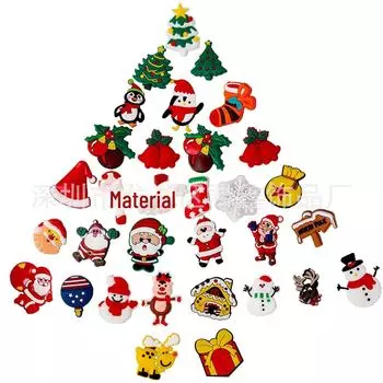 Рождественские украшения для обуви своими руками: Праздничные пряжки и цветочные подвески для сабо и туфель-бобов