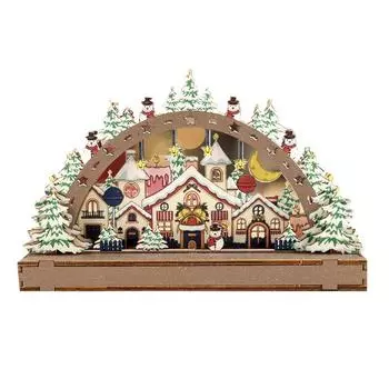 Рождественские украшения из дерева ручной работы изысканные рождественские украшения своими руками для домашнего окна тип 1