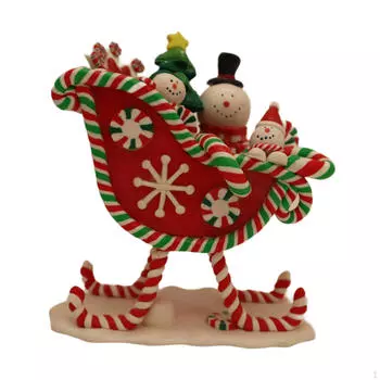 Рождественские украшения из глины, украшение стола для офиса, праздничный год Little Snowman