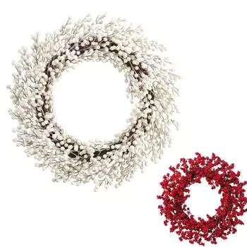 Рождественские украшения Красная гирлянда для грузовиков Дверные подвесные вешалки One Size красный