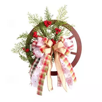 Рождественские украшения Красная гирлянда для грузовиков Дверные подвесные вешалки красный