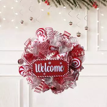 Рождественские украшения Красная гирлянда для грузовиков Дверные подвесные вешалки One Size синий