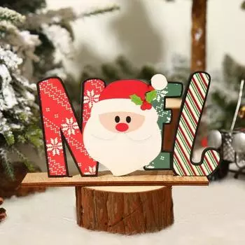 Рождественские украшения Настольные украшения Старик Снеговик Письмо Орнамент
